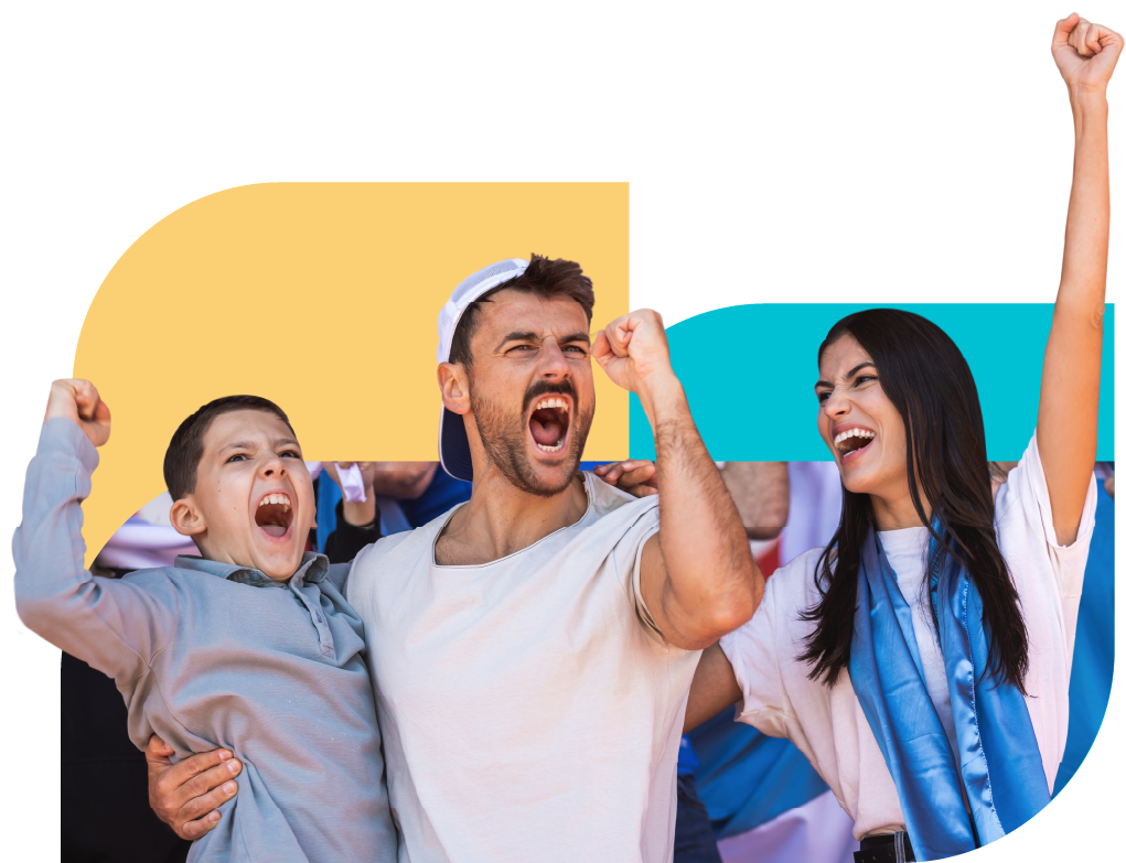 Personas celebrando la Jornada Mundialista