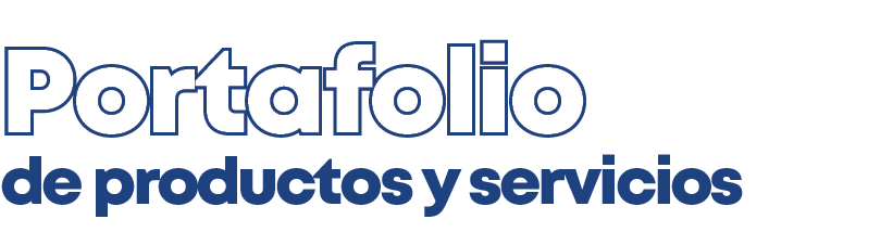 de productos y servicios,Portafoli