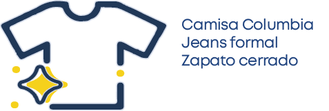 Camisa Columbia Jeans formal Zapato cerrado