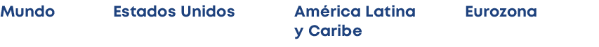 Eurozona,América Latina y Caribe,Estados Unidos,Mund