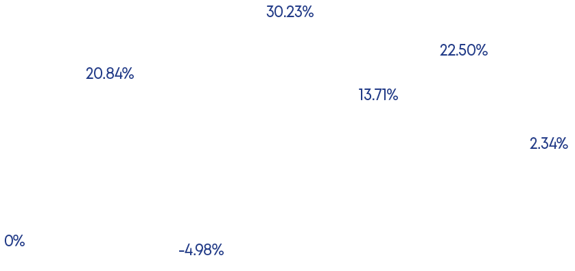 2.34%,22.50%,13.71%,0%,30.23%, 4.98%,20.84