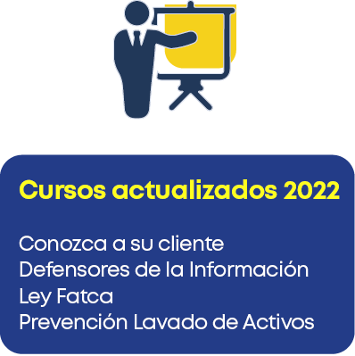 Cursos actualizados 2022 Conozca a su cliente Defensores de la Informaci n Ley Fatca Prevenci n Lavado de Activo