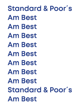 Standard & Poor´s Am Best Am Best Am Best Am Best Am Best Am Best Am Best Am Best Standard & Poor´s Am Best
