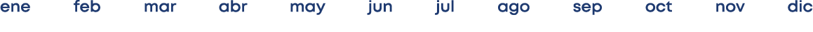 ene feb mar abr may jun jul ago sep oct nov dic