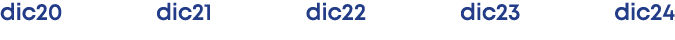 dic20 dic21 dic22 dic23 dic24