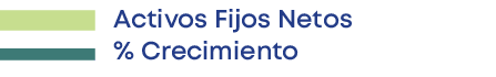 Activos Fijos Netos % Crecimient
