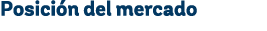 Posici n del mercado 