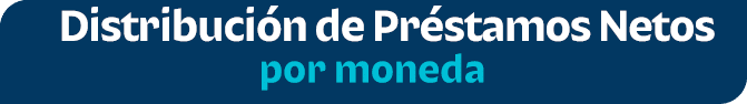 Distribuci n de Pr stamos Netos por moneda 