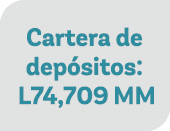 Cartera de dep sitos: L74,709 MM