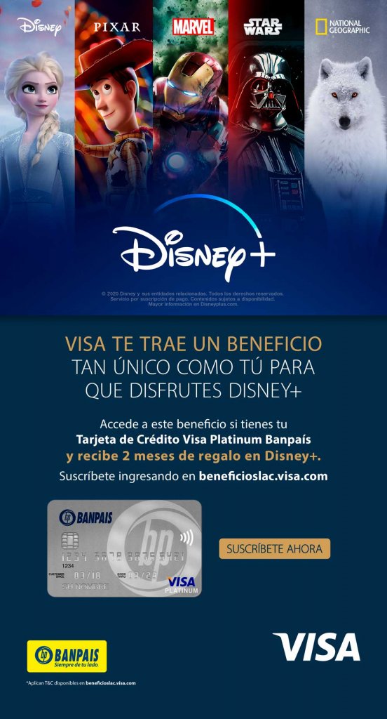 Promoción Disney+